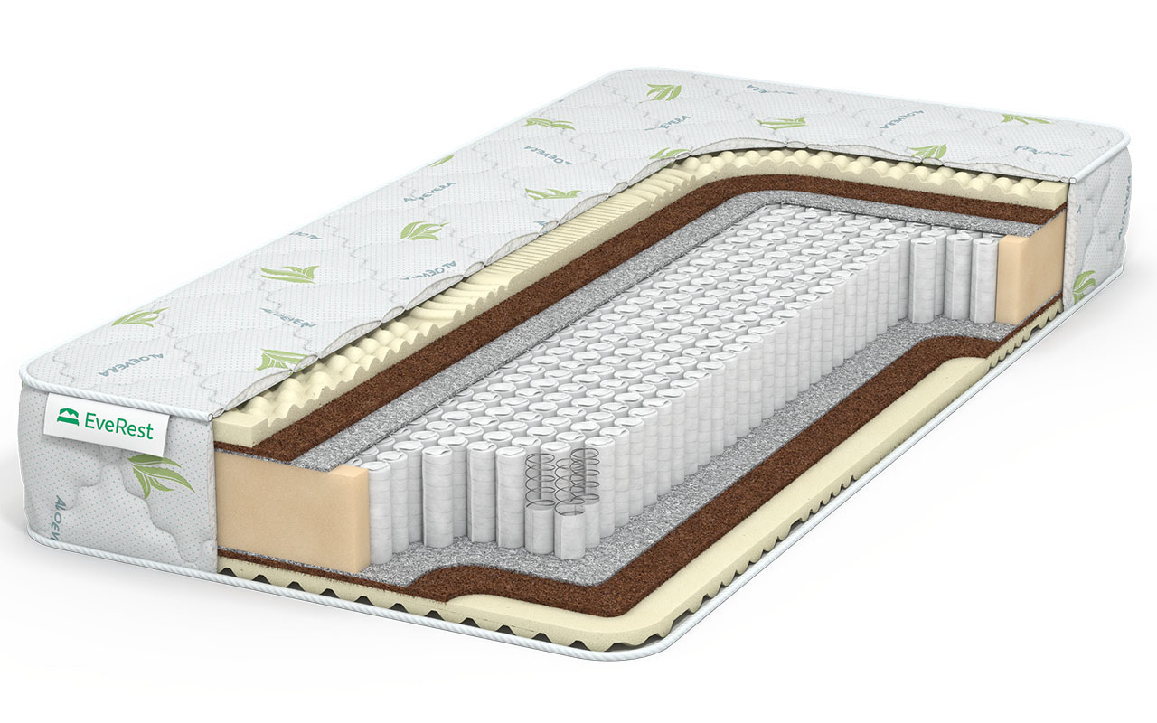матрас Everest Мидл Латекс массаж хард S1000 1 Everest Мидл Латекс массаж хард S1000